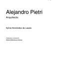 Portada de Alejandro Pietri, arquitecto