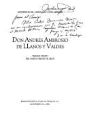 Portada de Don Andrés Ambrosio de Llanos y Valdés