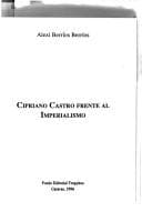 Portada de Cipriano Castro frente al imperialismo