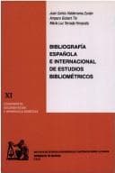 Portada de Bibliografía española e internacional de estudios bibliométricos