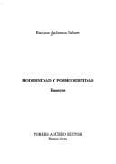 Portada de Modernidad y posmodernidad
