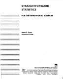 Portada de Straightforward statistics for the behavioral sciences