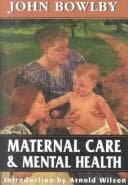 Portada de Maternal care and mental health