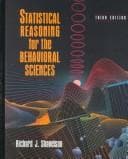 Portada de Statistical reasoning for the behavioral sciences