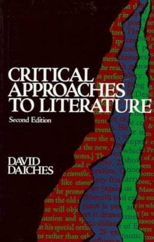 Portada de Critical approaches to literature