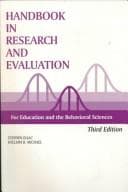 Portada de Handbook in research and evaluation