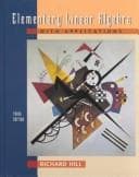Portada de Elementary linear algebra with applications