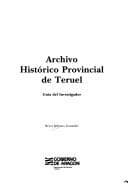Portada de Archivo histórico provincial de Teruel