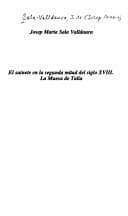 Portada de El sainete en la segunda mitad del siglo XVIII
