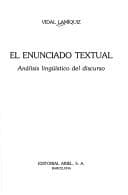 Portada de El enunciado textual