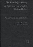 Portada de The Routledge history of literature in English