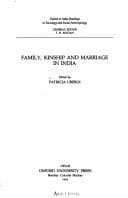 Portada de Family, kinship, and marriage in India