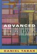 Portada de Advanced microprocessors
