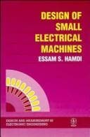 Portada de Design of small electrical machines