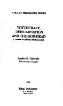 Portada de Witchcraft, reincarnation and the god-head