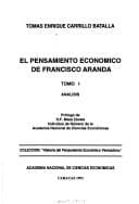 Portada de El pensiamento económico de Francisco Aranda