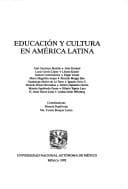 Portada de Educación y cultura en América Latina