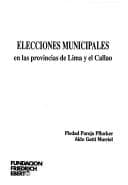 Portada de Elecciones municipales en las provincias de Lima y el Callao