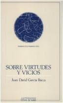 Portada de Sobre virtudes y vicios