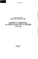 Portada de América virreinal