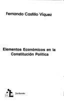 Portada de Elementos económicos en la constitución política