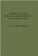 Portada de Gramática del popoloca de Metzontla