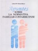 Portada de Apuntes sobre la normativa familiar costarricense