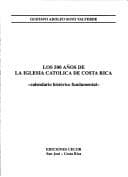 Portada de Los 500 años de la Iglesia Católica de Costa Rica