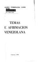 Portada de Temas de afirmación venezolana