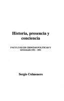 Portada de Historia, presencia y conciencia