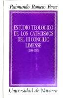 Portada de Estudio teológico de los catecismos del III Concilio Limense (1584-1585)