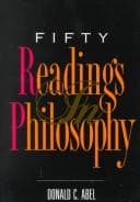Portada de Fifty readings in philosophy