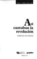 Portada de Así cantaban la revolución
