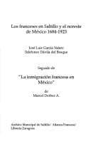 Portada de Los franceses en Saltillo y el noreste de México 1684-1923
