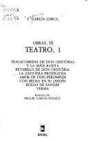 Portada de Teatro