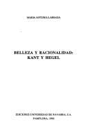 Portada de Belleza y racionalidad