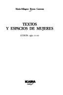 Portada de Textos y espacios de mujeres (Europa siglos IV-XV)