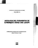 Portada de Antología del pensamiento de Enrique Díaz de León