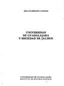 Portada de Universidad de Guadalajara y sociedad de Jalisco