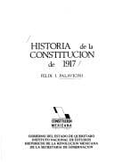 Portada de Historia del Congreso Constituyente, 1916-1917