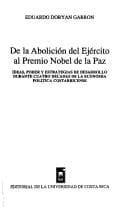 Portada de De la abolición del ejército al Premio Nobel de la Paz