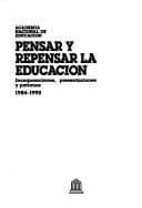 Portada de Pensar y repensar la educación