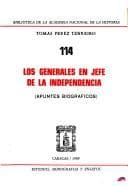 Portada de Los generales en jefe de la independencia