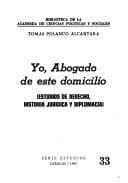 Portada de Yo, abogado de este domicilio