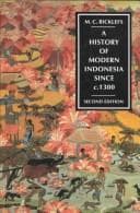 Portada de A history of modern Indonesia since c. 1300