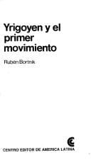 Portada de Yrigoyen y el primer movimiento