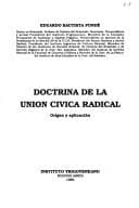 Portada de Doctrina de la Unión Cívica Radical