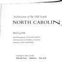 Portada de Architecture of the Old South.