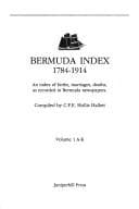 Portada de Bermuda index, 1784-1914, vol. 2 L-Z
