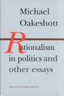 Portada de Rationalism in politics and other essays